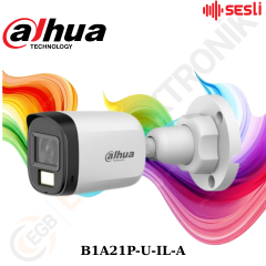 Dahua DH-HAC-B1A21P-U-IL-A Ahd 2mp+3.6mm Lens+30 Metre IR Starlight Sesli Gece Renkli Smart Dual Kamera