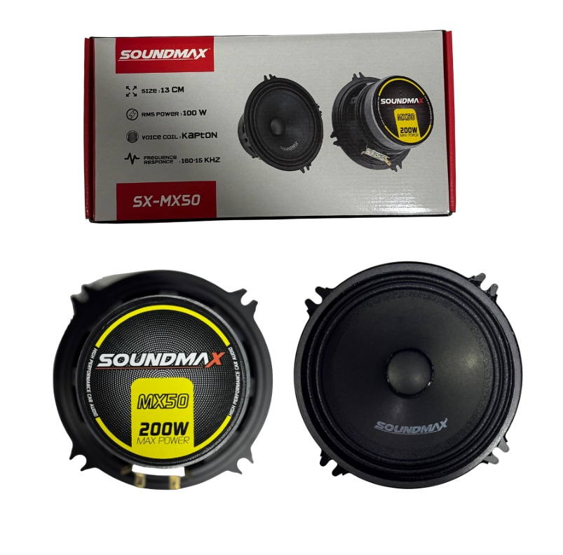 SOUNDMAX SX-MX50 13CM 200W 100RMS MİDRANGE
