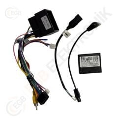 CITROEN C3 2021-2023 CR502B ÇERÇEVE SİYAH 9'' (RS-042)