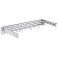 Sunup SN-37717 Katlanabilir Çamaşır Askılığı Duvara Monte Gizli Balkon Akordeon Kurutma Beyaz