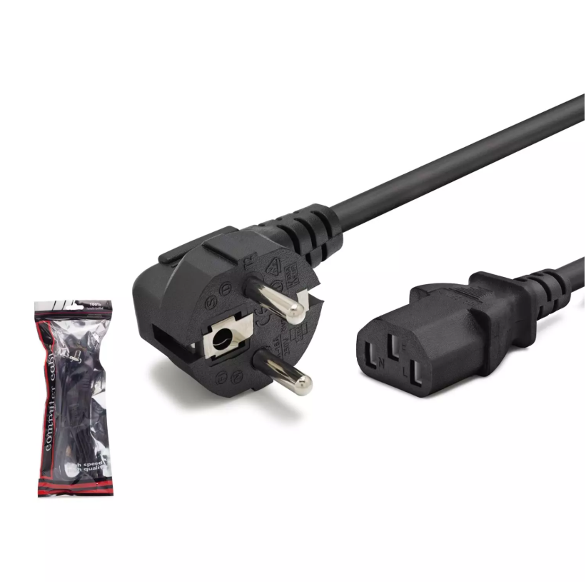 HADRON HDX-5529 POWER KABLO 1MM 500W 1.5M SİYAH