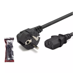 HADRON HDX-5529 POWER KABLO 1MM 500W 1.5M SİYAH