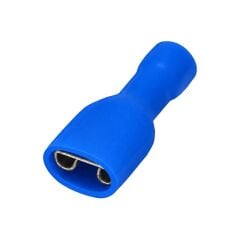 PowerMaster PM-39053 1,5-2,5mm2 Kesit 24x9x6mm Soket Mavi İzoleli Kablo Pabucu (100'lü Paket)