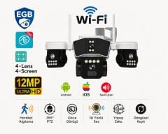 O-KAM OK-206 PLUSW 4 LENS PTZ WİFİ