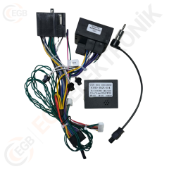 OTO TABLET ÇERÇEVE TAC-124 BENZ C CLASS (W203)/2002-2006 BENZ CLK-CLASS (W209) 2002-2004 9'' SİYAH