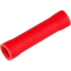 PowerMaster PM-39065 0,5-1,5mm2 Kesit 25x6x4mm Soket Kırmızı İzoleli Kablo Pabucu (100'lü Paket)