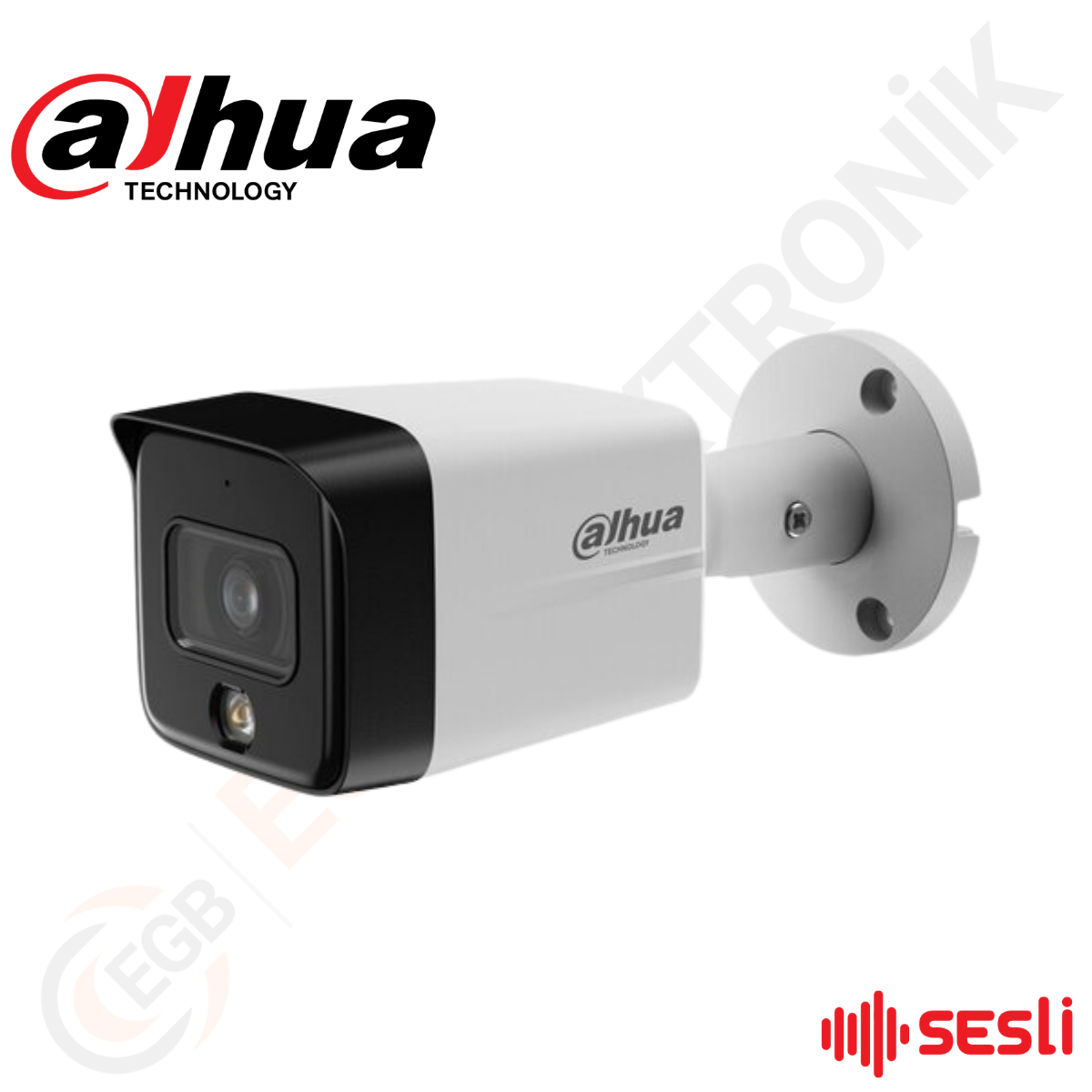 Dahua IPC-HFW1439TC1-SA-IL-0360BS6 4MP 3.6mm 30m IR Sesli Bullet PoE IP Kamera