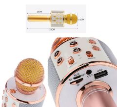 MİKROFON KARAOKE BLUETOOTH DAHİLİ HOPARLÖR WS-858