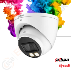 DAHUA HAC-T1A21P-U-IL-A 2 MP DAHİLİ SESLİ 20 MT GECE GÖRÜŞLÜ COLORVU (7/24 RENKLİ) AHD KAMERA
