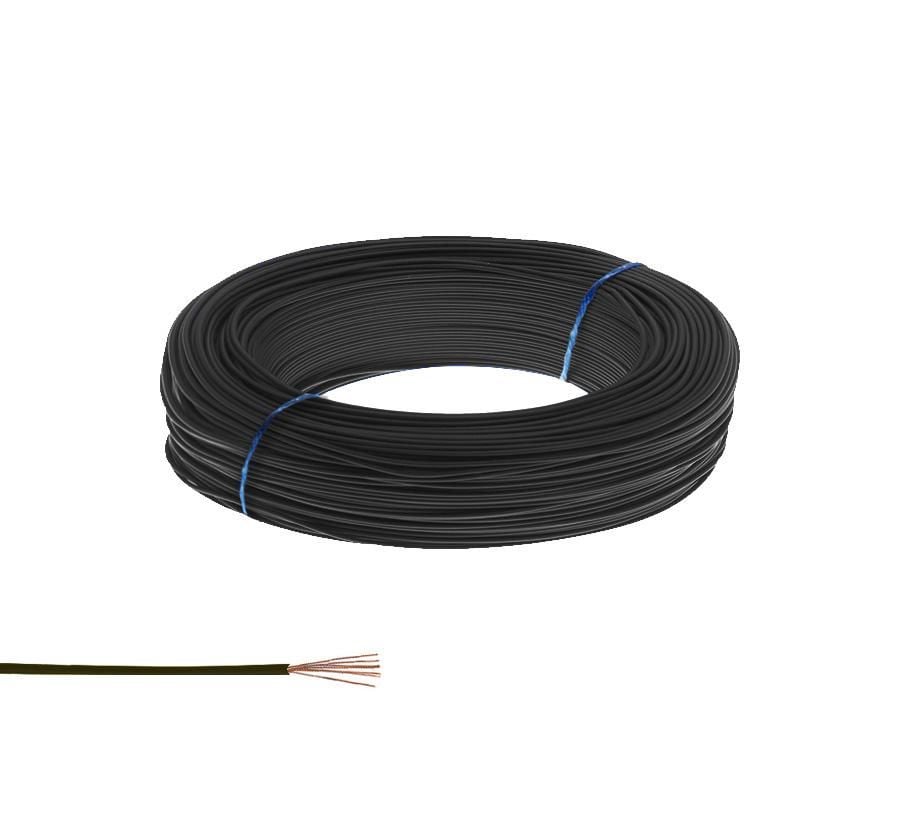 ZİL TELİ MONTAJ KABLOSU ÇOK TELLİ SİYAH BAKIR 200MT CABLECABLE