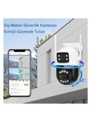 AVENIR AV-S304 4MP 2 Kameralı PTZ Wifi Kamera