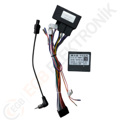 OTO TABLET ÇERÇEVE BMW 1 SERIES M/C E81-E82- E87-E88 2004-2012 9'' SİYAH TAC-005