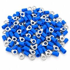 PowerMaster PM-39059 1,5-2,5mm2 Kesit 22x8x6,5mm Soket Mavi İzoleli Kablo Pabucu (100'lü Paket)