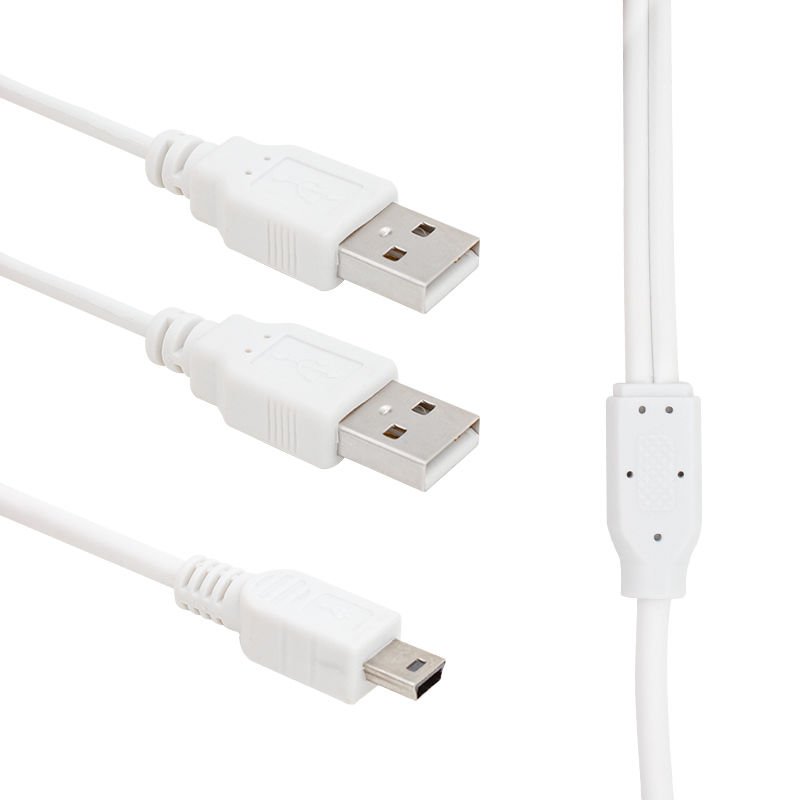 POWERMASTER USB 2XERKEK - MİNİ USB 5 PİN (2.0V) 1.5 METRE KABLO