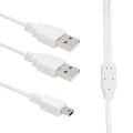 POWERMASTER USB 2XERKEK - MİNİ USB 5 PİN (2.0V) 1.5 METRE KABLO