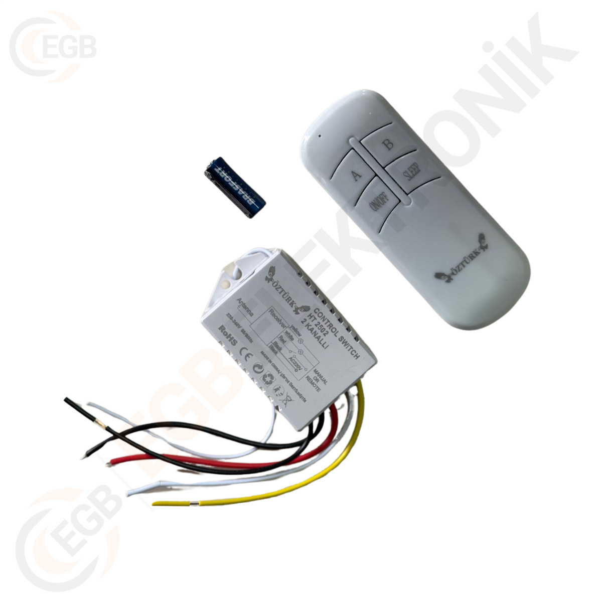HIGHTEK HT-2502 2 Kanallı Avize Kontrol Kumandası