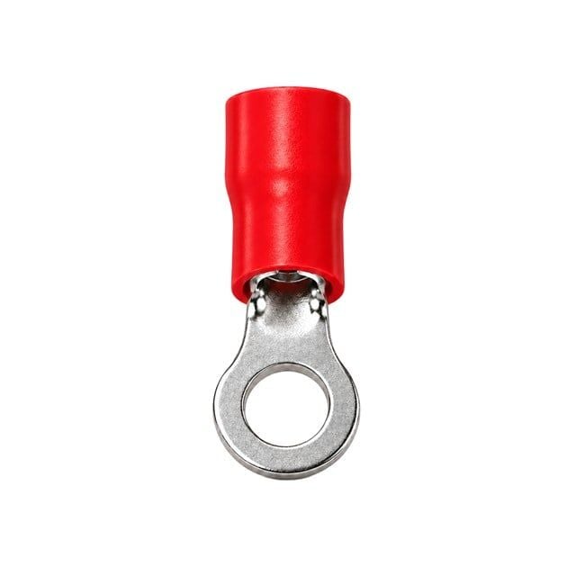 PowerMaster PM-39070 0,5-1,5mm2 Kesit 20x6x7mm Soket Kırmızı İzoleli Kablo Pabucu (100'lü Paket)