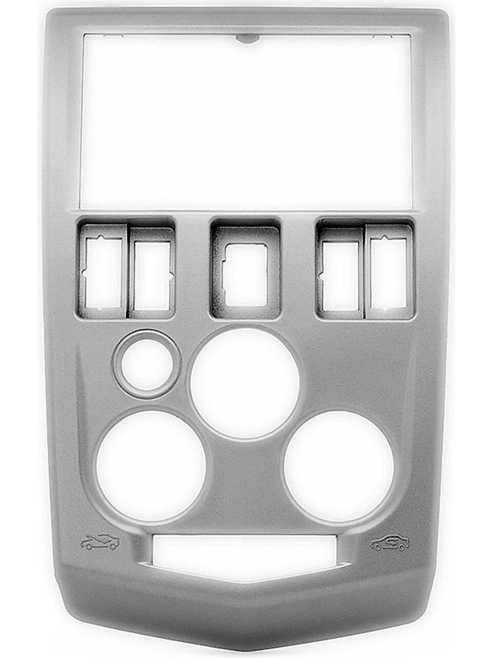 OTO TABLET ÇERÇEVE DACIA LOGAN 2004-2007 9'' GÜMÜŞ TAC-029