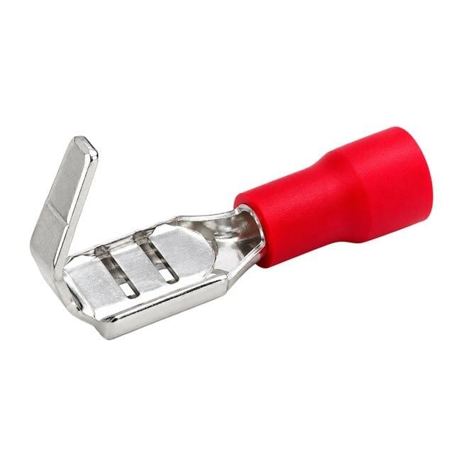 PowerMaster PM-39066 0,5-1,5mm2 Kesit 23x5x6mm Soket Kırmızı İzoleli Kablo Pabucu (100'lüPaket)