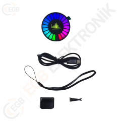 HIGHTEK rgb Sese Duyarlı Dik Ekolayzer L027