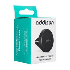 Addison ADS-116 Universal Ayarlanabilir Siyah Mıknatıslı Araç Telefon Tutucu