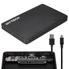Hytech HY-HDC21 2.5'' USB 2.0 SATA Harici Hard Disk Kutusu Siyah