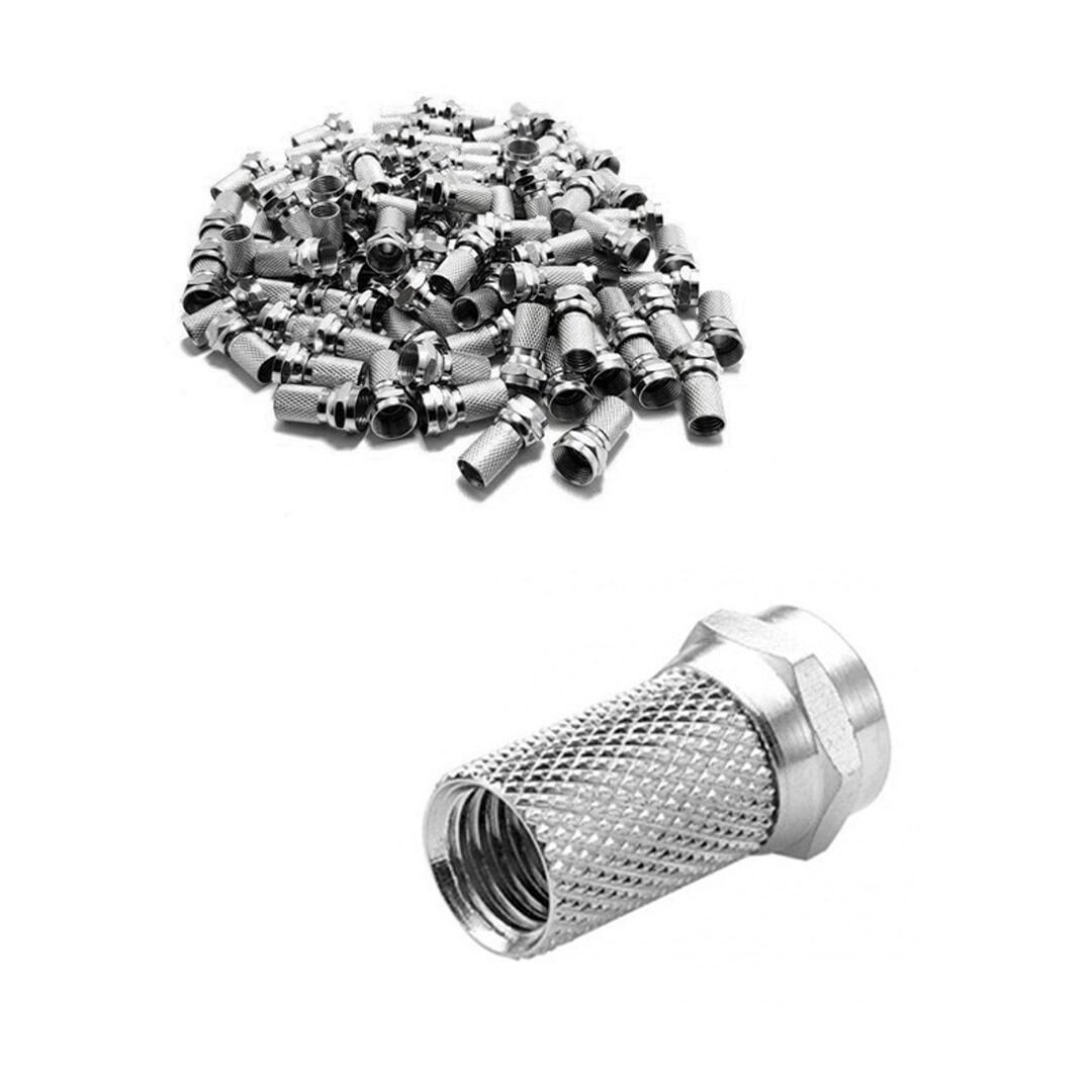 FULLY E-320AA F KONNEKTÖR GENİŞ RG6-U6 (100'LÜ PAKET) (D-07)