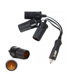 Araç Çakmak Fişi Çoklayıcı ÜÇLÜ 12V 2A (AVD-142/AVD-143/ AVD-154)