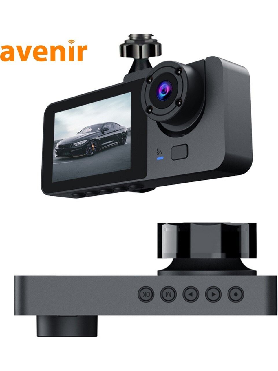 Avenir Av-C232 W 3 Kameralı 1080P Wifiaraç Kamerası