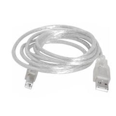 POWERMASTER 3 METRE 2.0V ŞEFFAF MAVİ USB YAZICI KABLOSU