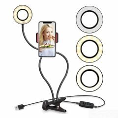 POWERMASTER PM-2577 AKROBATİK IŞIKLI YOUTUBERLAR İÇİN TELEFON TUTACAĞI