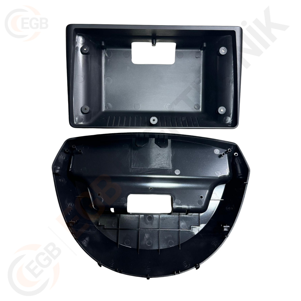 OTO TABLET ÇERÇEVE RENAULT CLIO 2 (DÜŞÜK PAKET) 2005-2014 9'' SİYAH TAC-346