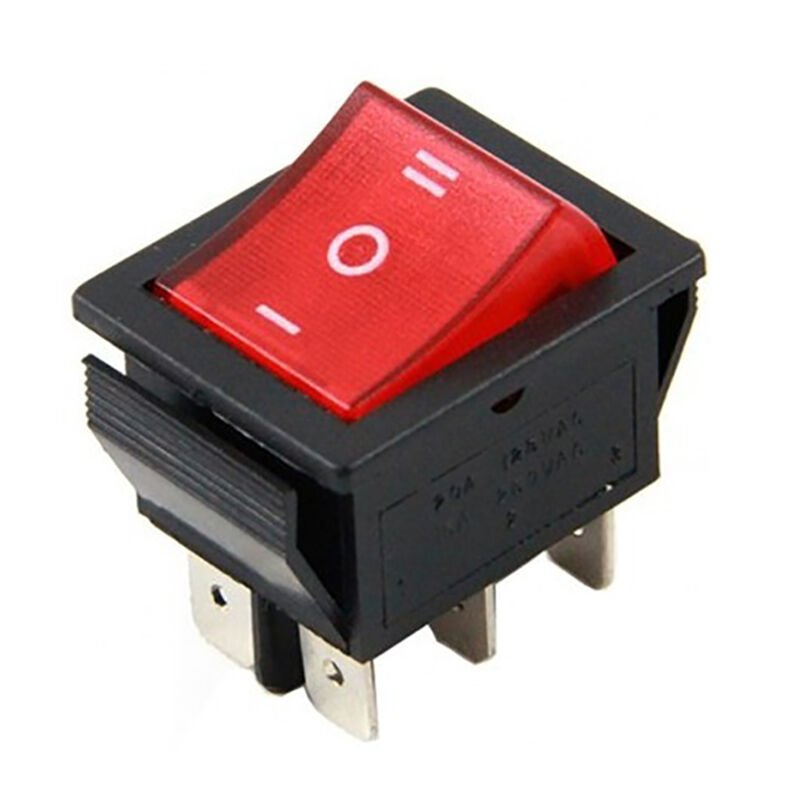 TEKLİ SOBA ANAHTARI GENİS ISIKLI 6 PİN ON-OFF IC-105