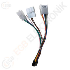 OTO TABLET ÇERÇEVE TOYOTA AVENSİS 2002-2008 9' SİYAH TAC-305