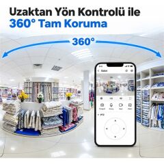 IMOU IPC-PS2MP-5R1 Ranger PS2M Poe 2.8mm Lens İki Yönlü Ses Renkli Gece Görüş 5MP İç Mekan Bullet Kamera