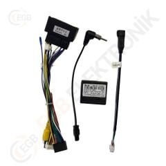 VW Caddy 2023 - 2024 CR449B ÇERÇEVE SİYAH 9' (RS-027)