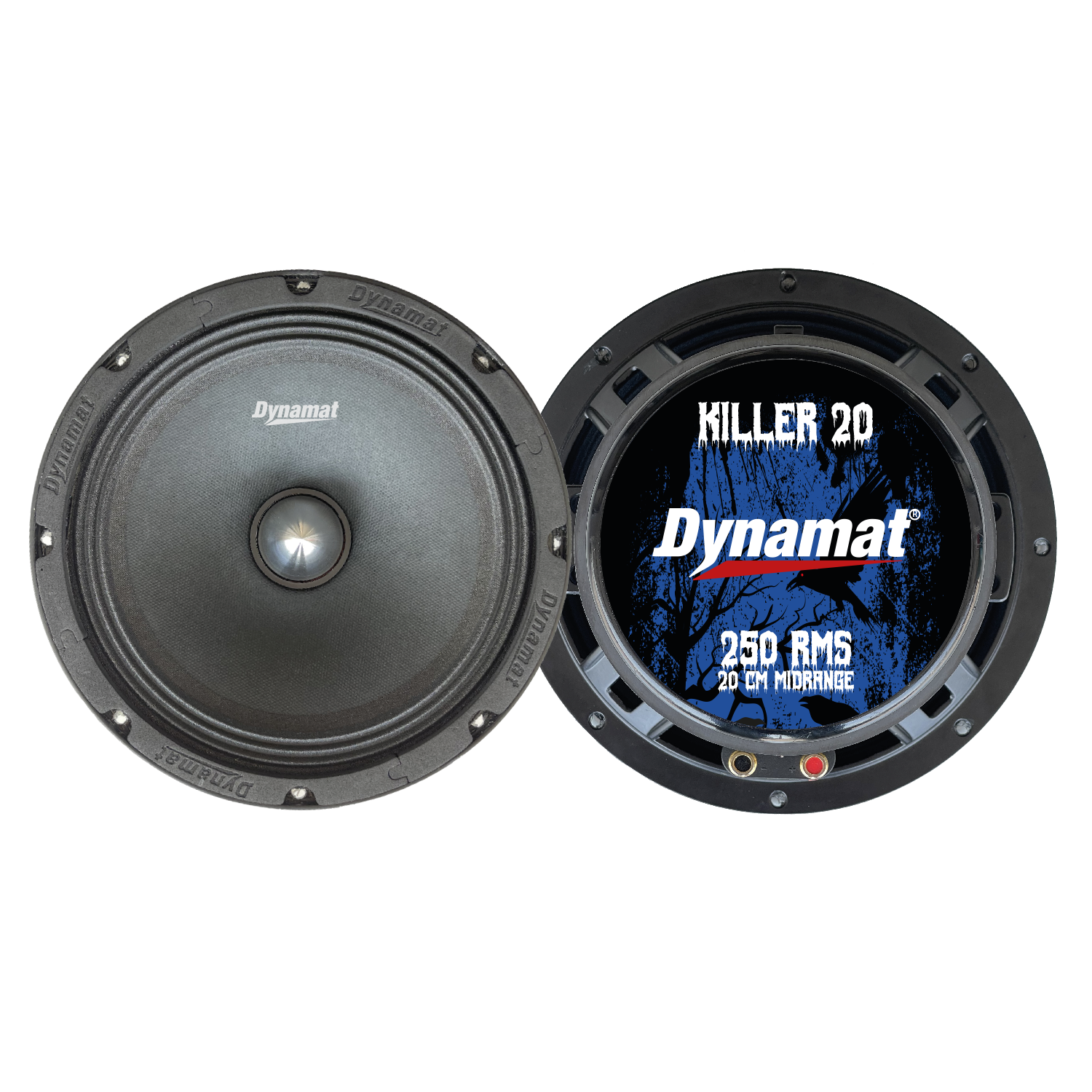 DYNAMAT KILLER-20 Oto Midrange 20cm 250RMS 2 Adet