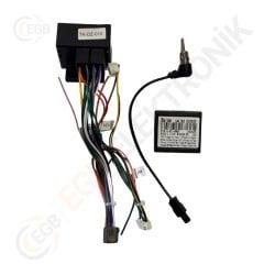 VW Jetta 2006-2010 CR524B ÇERÇEVE SİYAH (Auto AC ) 10,1'' (RS-030)