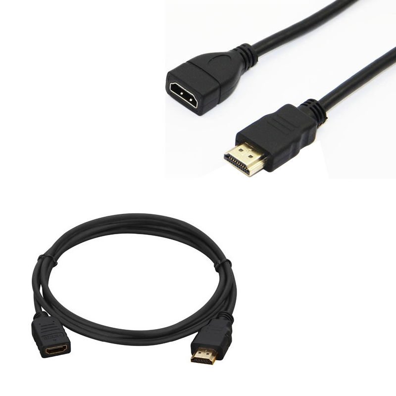 HDMI KABLO ERKEK DİSİ GOLD UCLU 25 CM UZATMA (MİNİ HD REC. İCİN)