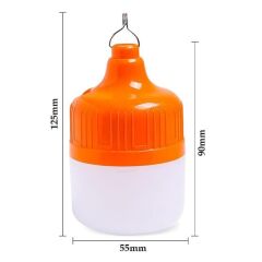Ledx LN-OR20G 20 Watt TYPE-C Şarjlı Taşınabilir Asma Kancalı Kamp Çadır Lambası 6500K 1200mAh 3 Modlu ABS Malzeme