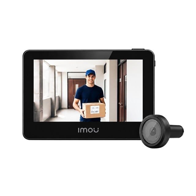 Imou VD1-5M0S VD1 2.4-5 Ghz Dual Bant Wİ-Fİ İki Yönlü Konuşma · Gece Görüş 5 MP Dahili Monitörlü Kapı Dürbünü