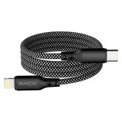 Raca RC20L 35 Watt Type-C to Lightning Manyetik Şarj Kablosu (1 Metre) - Siyah