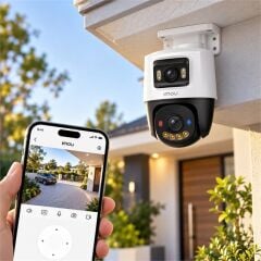Imou Ipc PS70FP 8M0 Cruiser Dual 8MP Çift Lens Poe Renkli Gece Görüşlü Dış Mekan IP PT Kamera
