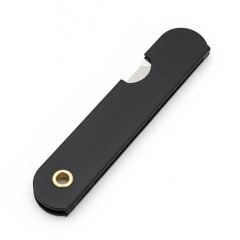 PowerMaster PM-28646 Tekli Katlanır Falçata Maket Bıçağı Küçük Paslanmaz Çelik Siyah