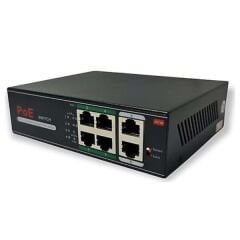 AVENIR AV-H1064PLS 4+2 ports PoE switch (1-4 Ports Kablo Desteklemesi Şartı ile PoE 250m Mesafe) 60W