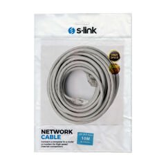 S-LINK SL-CAT610 10 METRE GRİ CAT6 KABLO (KRD)