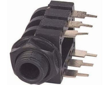 GİTAR JACK ŞASE YATIK 6.3 MM STEREO