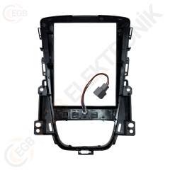 OTO TABLET ÇERÇEVE OPEL ASTRA J (DÖRTLÜ DÜĞMESİ DAHİL) 2010-2014 9.7' SİYAH TAC-341