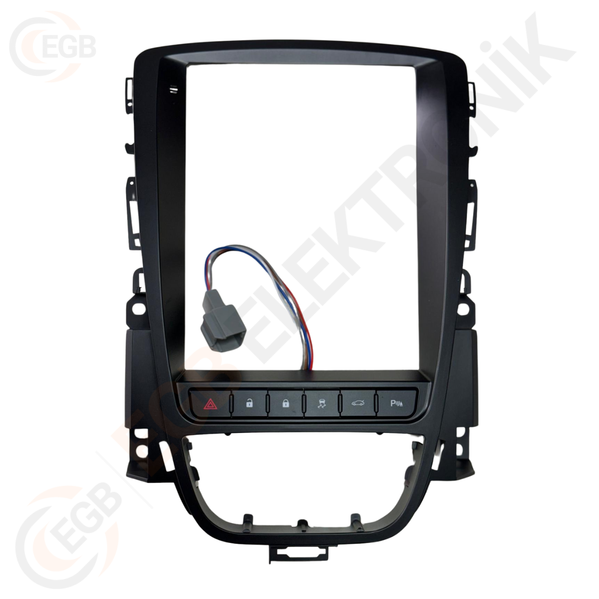 OTO TABLET ÇERÇEVE OPEL ASTRA J (DÖRTLÜ DÜĞMESİ DAHİL) 2010-2014 9.7' SİYAH TAC-341