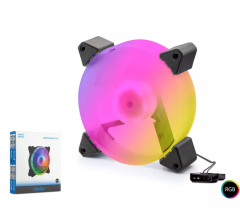 NODAR ND-2664 Kasa Fanı 5. Nesil RGB 12 cm - Siyah